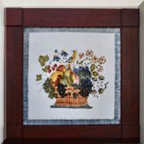 A03. Framed theorem painting by Hope R. Angier. 30” x 34” - $250